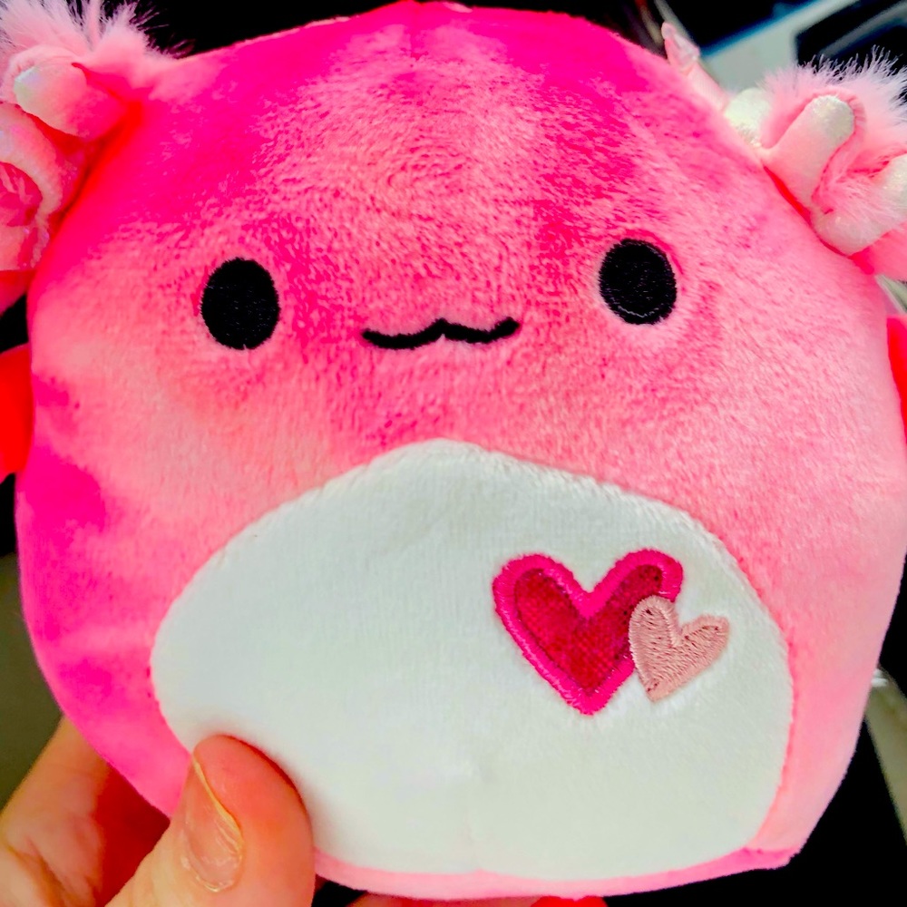 NWT valentines Squishmallow Axolotl 5” - Picture 1 of 3